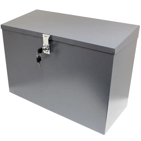 lockable metal storage chest